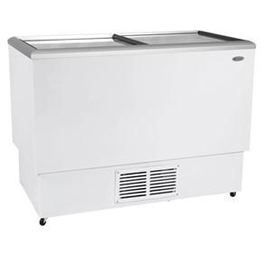 Freezer/Refrigerador Horizontal Venax FVTV 300 Branco com Tampa de Vidro Dupla Ação e Rodízios - 300 L - 110V