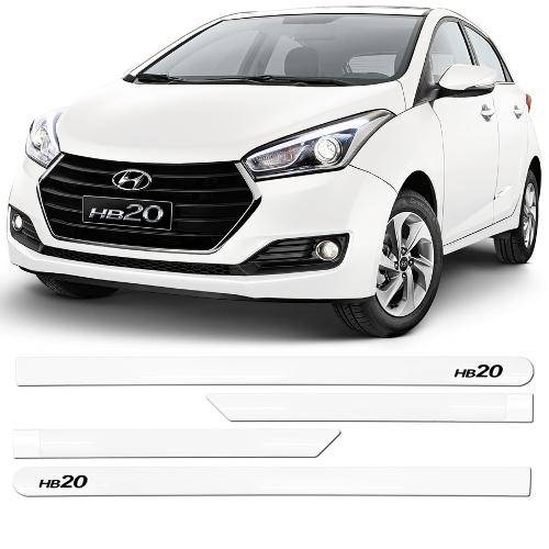Tudo sobre 'Friso Jogo Lateral Hyundai Novo Hb20 2016/... Branco Polar'