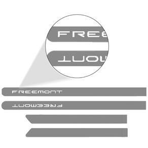 Friso Lateral Fiat Freemont Personalizado - Cinza Sfrenato