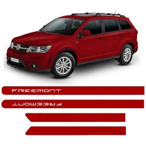 Friso Lateral Fiat Freemont Personalizado - Vermelho Brilliante