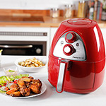 Fritadeira Air Fryer 3,4L Vermelho - Fun Kitchen