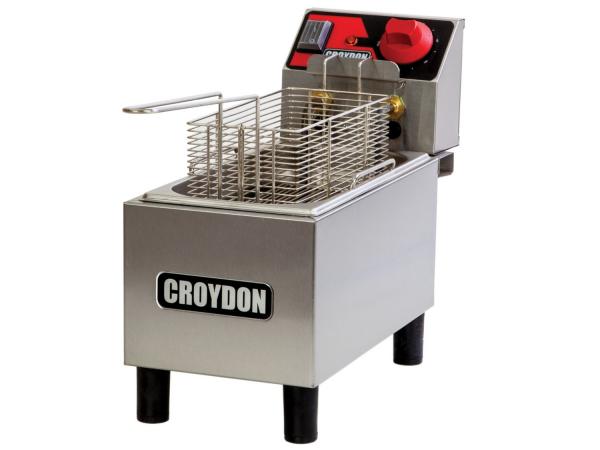 Tudo sobre 'Fritadeira Elétrica Industrial Croydon FC1A2 - 3L Inox com 1 Cesto'