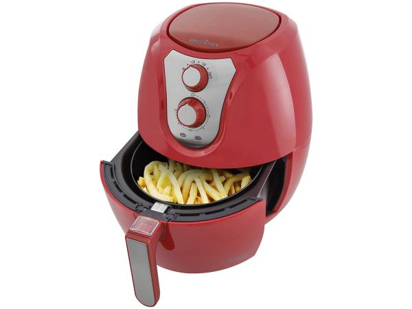 Tudo sobre 'Fritadeira Elétrica Sem Óleo/Air Fryer Britânia - Air Fry Pro Saúde Vermelha 3,2L com Timer'