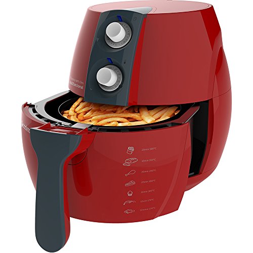 Fritadeira Sem Óleo Perfect Fryer Colors, Vermelho, 110v, Cadence