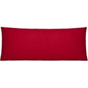 Fronha para Travesseiro de Corpo com Ziper Juma - Vermelho
