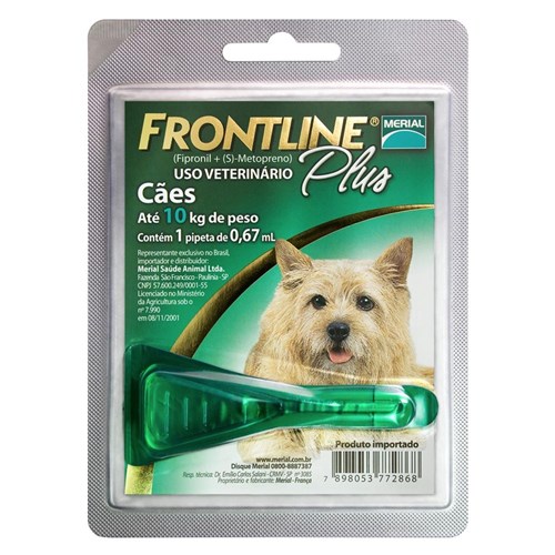 Frontline Plus Cães 1 a 10Kg