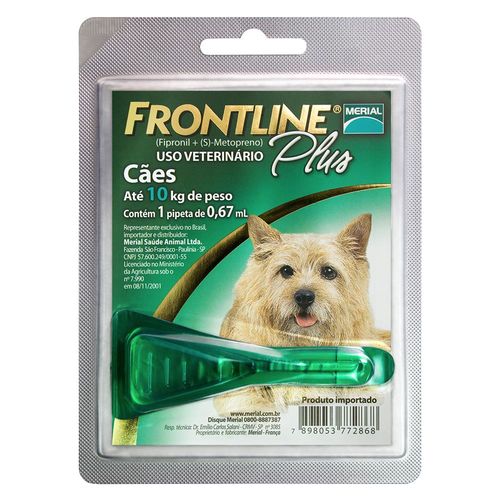Frontline Plus Cães 1 a 10kg