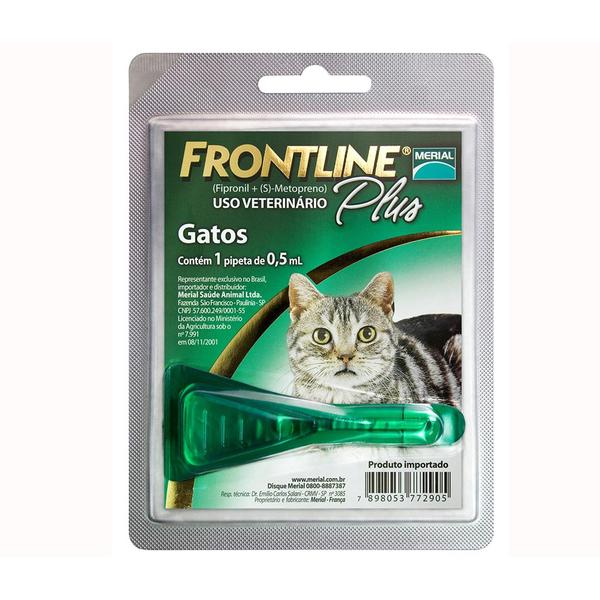 Frontline Plus Gatos Anti-pulgas - Merial