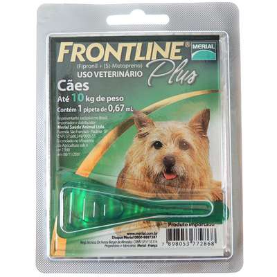 Frontline Plus para Cães Antipulgas e Carrapatos - Merial