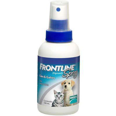 Frontline Spray Antipulgas e Carrapatos Cães e Gatos 100ML