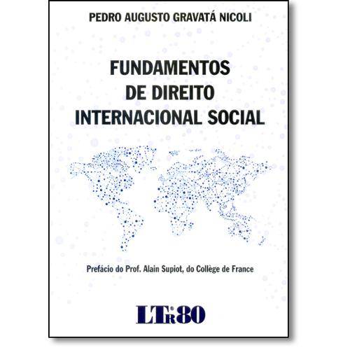 Tudo sobre 'Fundamentos de Direito Internacional Social'