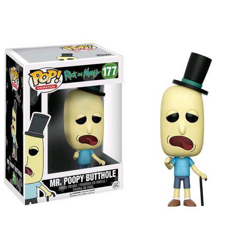 Tudo sobre 'Funko Pop Animation: Rick & Morty - Mr Poopy Butthole'