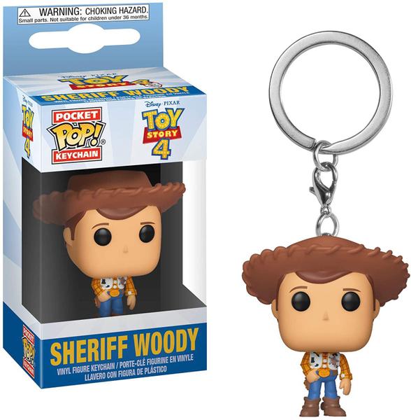 Funko Pop Chaveiro Toy Story 4 - Woody