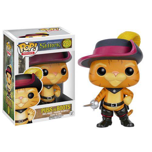 Tudo sobre 'Funko Pop Gato de Botas ( Puss In Boots ) - Filme Shrek'