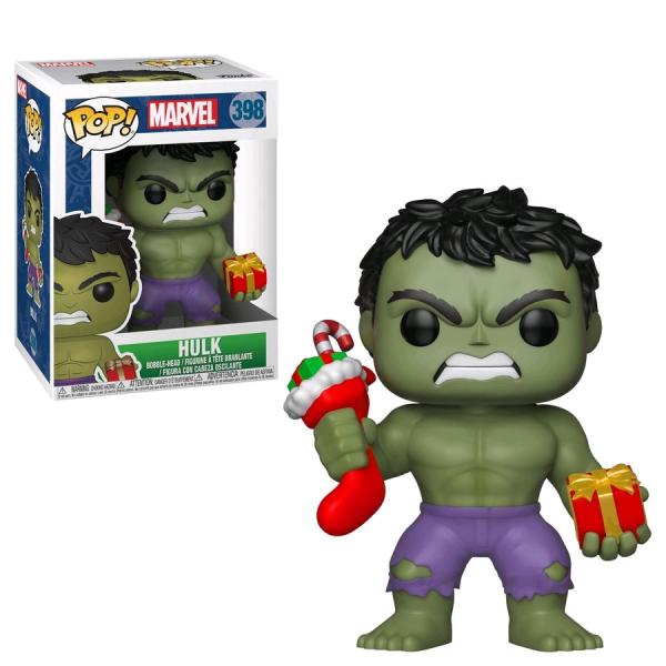Funko Pop Marvel: Hulk - Hulk With Stocking 398