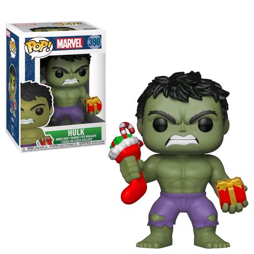 Funko Pop Marvel: Hulk - Hulk With Stocking #398