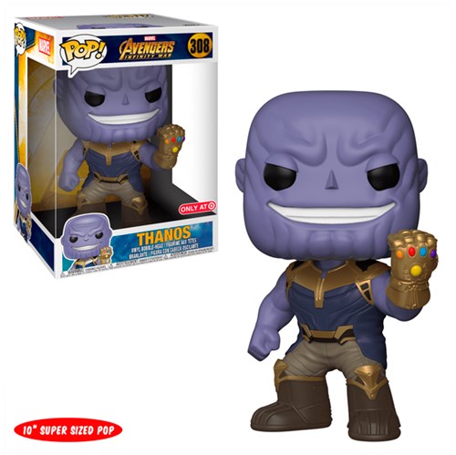 Funko Pop! Thanos 10" Vingadores Guerra Infinita #308