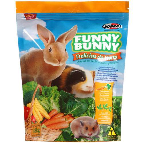 Funny Bunny Ração Delícias da Horta - 1,8 Kg
