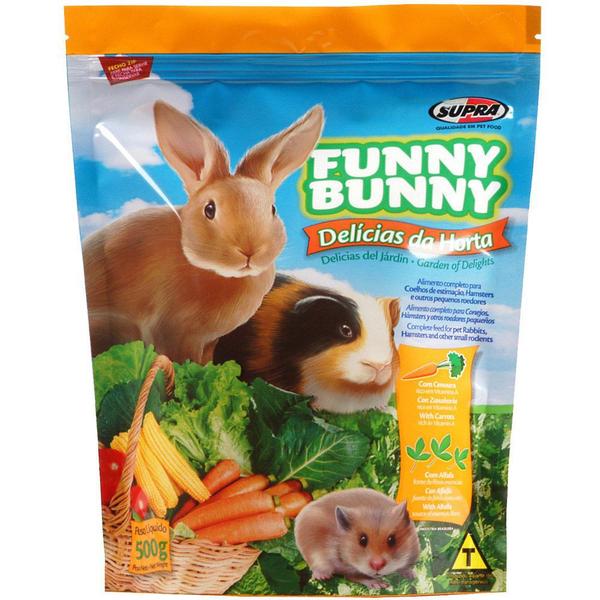 Funny Bunny Ração Delícias da Horta - 500g - Supra