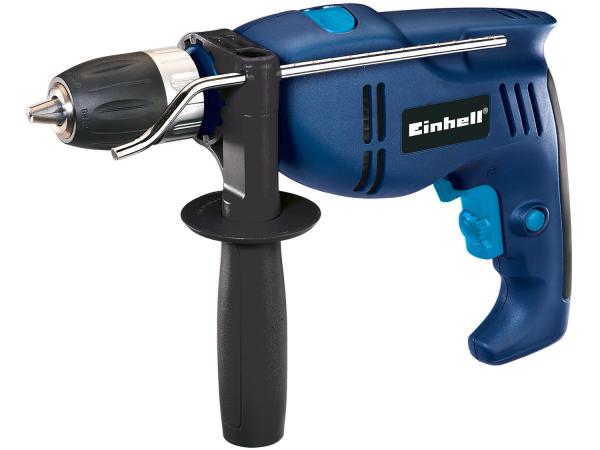 Furadeira de Impacto Einhell 710W Velocidade - Variável e Reversível Mandril 1/2” BT-ID 710 e