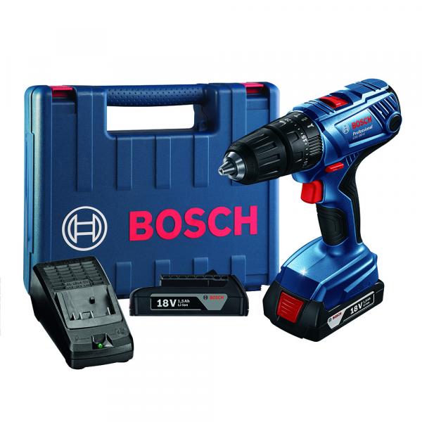 Furadeira Parafusadeira de Impacto 1/2" com 2 Baterias 18V - GSB 180-LI (110V/220V) - Bosch