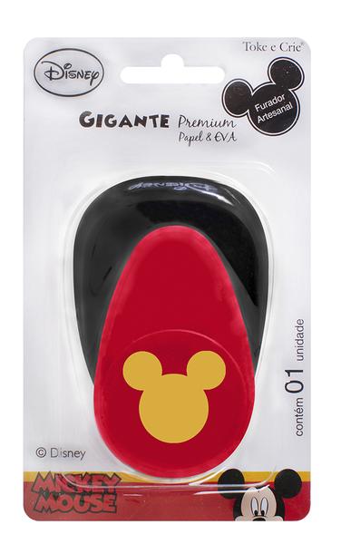 Furador Disney Alavanca Gigante Premium Cabeça Mickey Mouse - Toke e Crie