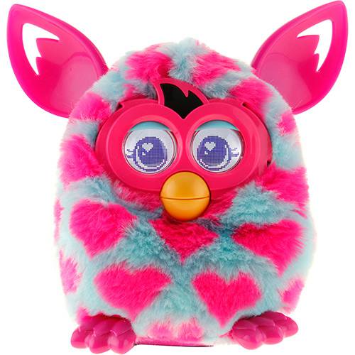 Tudo sobre 'Furby Boom Sweet Azul Claro com Corações Rosa - Hasbro'