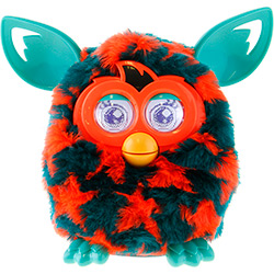 Furby Boom Sweet Verde com Estrelas Laranja - Hasbro