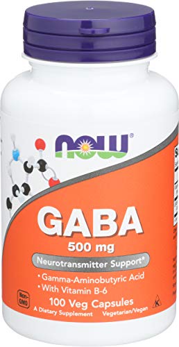GABA 500mg (100 Cápsulas) Now Foods