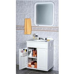 Gabinete Banheiro Astra GAB2 C/ Lavatório - Branco