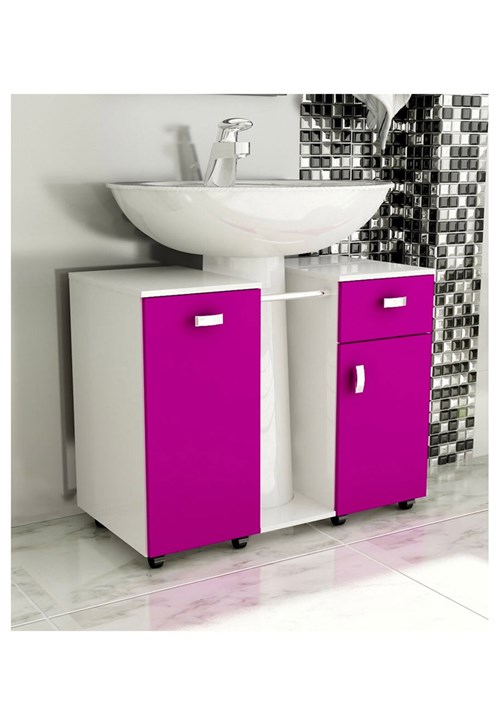 Gabinete de Banheiro Due Violeta Tomdo