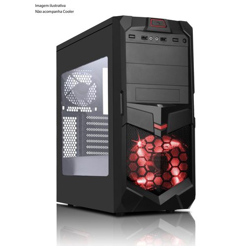 Gabinete Gamer 7005BR Black Lateral Acrílico Sem Fonte