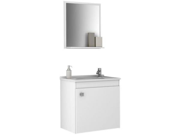 Gabinete para Banheiro com Espelho 1 Porta - Móveis Bechara Siena