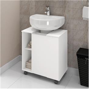 Gabinete para Banheiro Pequin Branco - Móveis Bechara - BRANCO