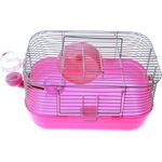 Gaiola Hamster Completa Pop Star Branco - Rosa