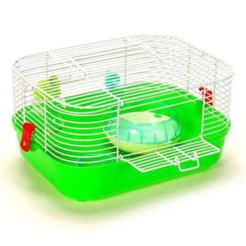 Gaiola Hamster Completa Pop Star Branco - Verde