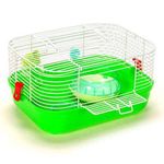 Gaiola Hamster Completa Pop Star Branco - Verde