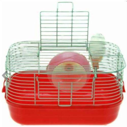 Gaiola Hamster Completa Pop Star Branco - Vermelho