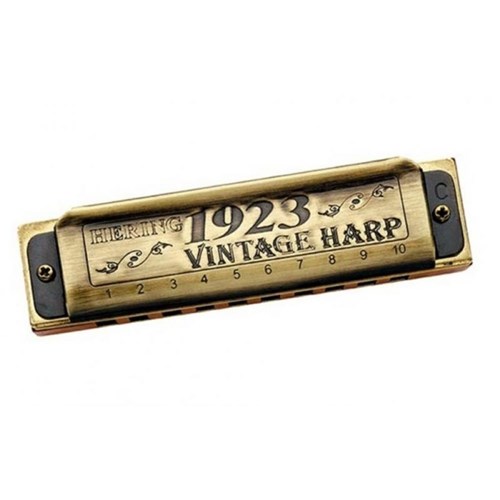 Gaita Harmônica Diatônica Vintage Harp 1020 - 20 Vozes, C (dó) Hering