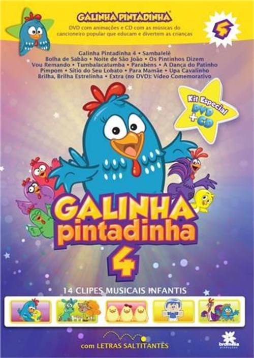 Galinha Pintadinha 4 (Dvd + Cd)