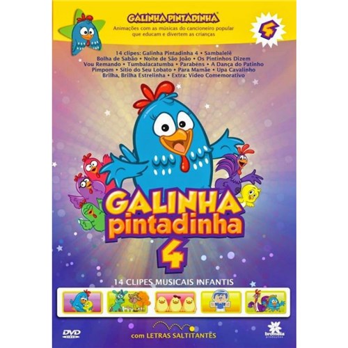 Galinha Pintadinha Vol.4 - Dvd Infantil