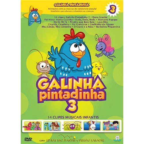 Galinha Pintadinha Vol.3 - Dvd Infantil