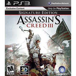 Game Assassin's Creed 3 - Signature Edition (Versão em Português) - PS3