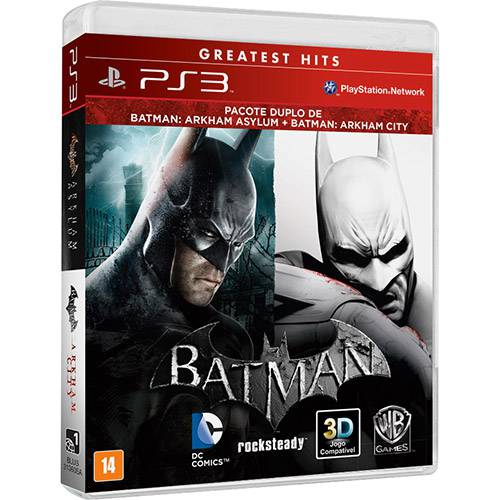 Game - Batman: Arkham Asylum + Arkham City - PS3