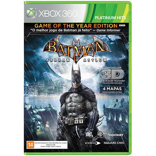 Tudo sobre 'Game Batman: Arkham Asylum - XBOX 360'