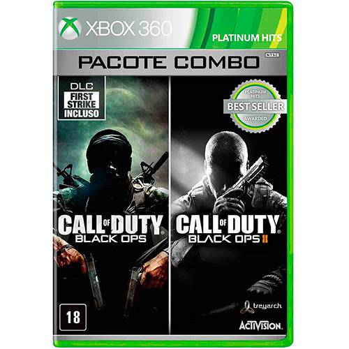Game Combo: Call Of Duty Black Ops I & II - XBOX 360