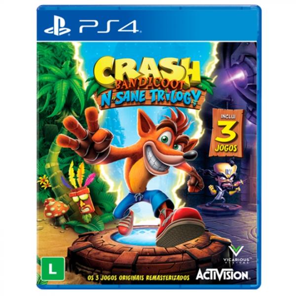 Game Crash Bandicoot N39sane Trilogy - PS4 - Activision