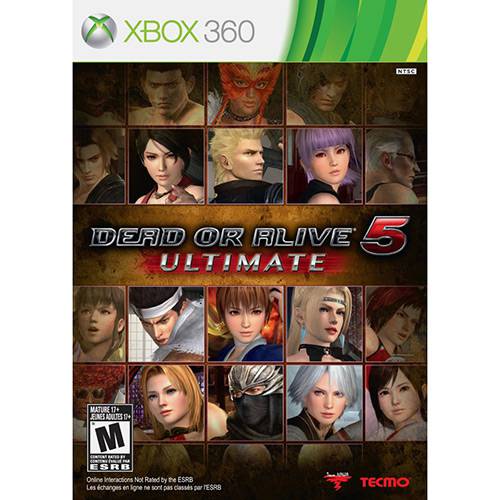 Game Dead Or Alive 5 Ultimate - XBOX 360