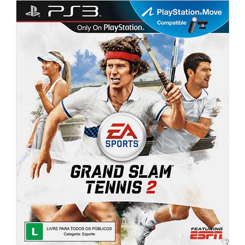 Tudo sobre 'Game Gran Slam Tennis 2 - PS3'