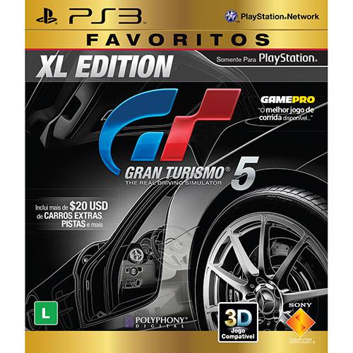 Tudo sobre 'Game Gran Turismo 5 Xl Edition - Favoritos - PS3'
